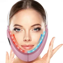 EMS Face Lift Device LED Photon Therapy Vibratory Face Massager Face Slimming Double Chin Removal V-Line Lift Belt Skin care product