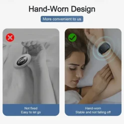 EMS Sleep Aid Watch Microcurrent Pulse Fast Sleeping Help Smart Wristband Anti-anxiety Insomnia Hypnosis Device Pressure Relief