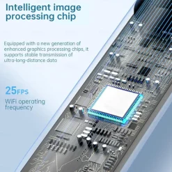 Endoscope Camera with Light Waterproof Snake Inspection Endoscope with 8 LED Lights 2.0 Megapixel HD Camera for iOS & Android Phones