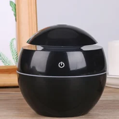 Essential oil diffuser with aroma USB ultrasonic humidifier for home aroma diffuser steam diffuser 7-color LED light 130 ML office