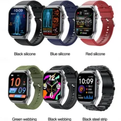 ET 585 Smart Watch 2.04 inch Screen ECG Monitoring One Click Intelligent Micro Examination Bluetooth Call Smartwatch