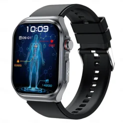 ET 585 Smart Watch 2.04 inch Screen ECG Monitoring One Click Intelligent Micro Examination Bluetooth Call Smartwatch