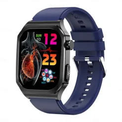 ET280 Smart Watch 2.04 Amoled Large Screen Bluetooth Call ECG Detection Heart Rate Health Monitoring SOS Sports Smartwatch