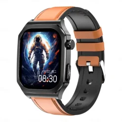 ET280 Smart Watch 2.04 Amoled Large Screen Bluetooth Call ECG Detection Heart Rate Health Monitoring SOS Sports Smartwatch