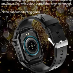 ET280 Smart Watch 2.04 Amoled Large Screen Bluetooth Call ECG Detection Heart Rate Health Monitoring SOS Sports Smartwatch