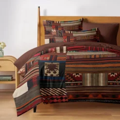 Ethnic Vintage Duvet Cover Full Size Bedding Set Bed Sets Quilt Cover Soft Lightweight Comforter Cover with 2 Pillowcases for Summer Spring