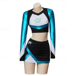 Euphoria Cheerleader Cosplay Costume School Uniform Movie Cosplay for Women's Teen Adults' Carnival New Year Bachelorette Party