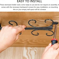 European-style Wine Glass Holder Wine Cabinet Tall Glass Holder Creative Upside Down Hanging Glass Holder Hanging Glass Holder Household Wine Glass Holder