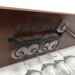 European-style Wine Glass Holder Wine Cabinet Tall Glass Holder Creative Upside Down Hanging Glass Holder Hanging Glass Holder Household Wine Glass Holder