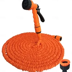 Expandable Garden Hose Leak-Proof Expandable Hose High-Pressure Telescopic Watering Pipe Magic Flexible Water Hose With 7 Function Spray Nozzle For Car Washing Garden Watering Car Accessories