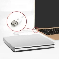 External DVD Burner Drive USB 3.0 Type-C Optical Drive Slim Slot-in CD DVD RW Burner Player USB C Superdrive for Window