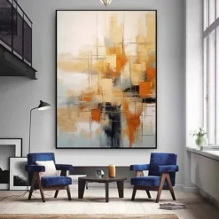 Extra Large abstract painting hand painted Beige white red textured painting Colors abstract wall art painting handmade modern abstract canvaslarge acrylic canvas art painting