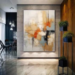 Extra Large abstract painting hand painted Beige white red textured painting Colors abstract wall art painting handmade modern abstract canvaslarge acrylic canvas art painting
