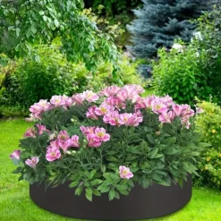 Extra Large Fabric Raised Planting Bed Round Flower Pot Planter Bag Garden Bed Bag Herb Flower Vegetable Plant