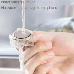 Extremely Thin Luxury Metal Mobile Phone Socket Holder Universal Telephone Magnetic Car Bracket Stand Accessories Finger Ring