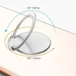 Extremely Thin Luxury Metal Mobile Phone Socket Holder Universal Telephone Magnetic Car Bracket Stand Accessories Finger Ring