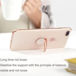Extremely Thin Luxury Metal Mobile Phone Socket Holder Universal Telephone Magnetic Car Bracket Stand Accessories Finger Ring