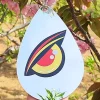 Eye Decoy to Scare Birds Away Bird Device with Hanging Outdoors Reflective Scarer and Bird Sticker Keep Birds Away Home and Garden Jewelry Christmas Tree Decor 1 PCS
