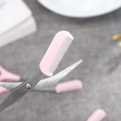 Eyebrow Trimmer Scissor With Comb Lady Woman Men Hair Removal Grooming Shaping Stainless Steel Eyebrow Remover Makeup Tool