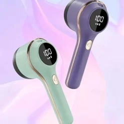 Fabric Shaver Electric Lint Remover Sweater Shaver Power Lint Shaver Fuzz Remover Pilling Remover USB Rechargeable Cleaning Supplies White Purple Green