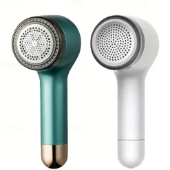 Fabric Sweater Shavers To Remove Pilling Electric Lint Remover Rechargeable With 6-Leaf Blades And Lint Rollers USB Fabric Shaver Fuzz Remover Fabric Pill Shaver For Sweater Couch Clothes Carpet