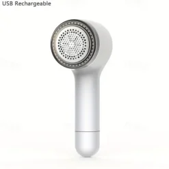 Fabric Sweater Shavers To Remove Pilling Electric Lint Remover Rechargeable With 6-Leaf Blades And Lint Rollers USB Fabric Shaver Fuzz Remover Fabric Pill Shaver For Sweater Couch Clothes Carpet