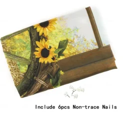 Fall Forest Hanging Tapestry Wall Art Large Tapestry Mural Decor Photograph Backdrop Blanket Curtain Home Bedroom Living Room Decoration Thanksgiving Pumpkins Sunflower Maple Leaves Autumn