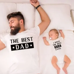 Family Tops Cotton Letter Casual Silver Multicolor Black Sleeveless Mommy And Me Outfits Adorable Matching Outfits