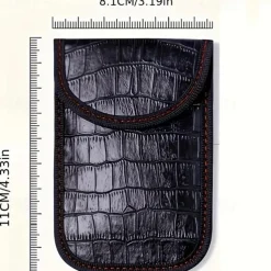 Faraday Bag for Key Fob(2 Pack) Faraday Cage Protector Car RFID Signal Blocking Key Fob Protector Double-Layers of Shielding Carbon Fiber Material Anti-Theft Faraday Pouch