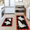 Farmhouse Chicken Area Rug Kitchen Mat Non-Slip Oil Proof Floor Mat Livingroom Rug Indoor Outdoor Mat Bedroom Decor Bathroom Mat Entrance Rug Door Mat