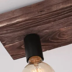 Farmhouse Light Ceiling Light 60cm Wood Light Country Light Dining Room Light Kitchen Light Island Light Fixture Farmhouse Ceiling