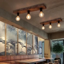 Farmhouse Light Ceiling Light 60cm Wood Light Country Light Dining Room Light Kitchen Light Island Light Fixture Farmhouse Ceiling