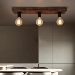 Farmhouse Light Ceiling Light 60cm Wood Light Country Light Dining Room Light Kitchen Light Island Light Fixture Farmhouse Ceiling