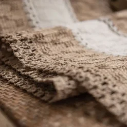 Farmhouse Table Runner Vintage Table Runner Cotton Linen Table Decorations for Dining Party Holiday