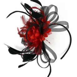 Fascinators Headwear Headpiece Tulle Feathers Formal Business / Ceremony / Fall Wedding Kentucky Horse Race Ladies Day Vintage Elegant With Feather Bowknot Headpiece Headwear Race Day Dress