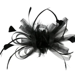 Fascinators Headwear Headpiece Tulle Feathers Formal Business / Ceremony / Fall Wedding Kentucky Horse Race Ladies Day Vintage Elegant With Feather Bowknot Headpiece Headwear Race Day Dress