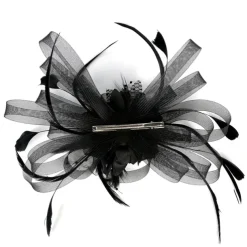 Fascinators Headwear Headpiece Tulle Feathers Formal Business / Ceremony / Fall Wedding Kentucky Horse Race Ladies Day Vintage Elegant With Feather Bowknot Headpiece Headwear Race Day Dress