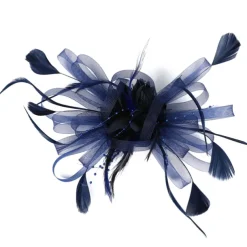 Fascinators Headwear Headpiece Tulle Feathers Formal Business / Ceremony / Fall Wedding Kentucky Horse Race Ladies Day Vintage Elegant With Feather Bowknot Headpiece Headwear Race Day Dress