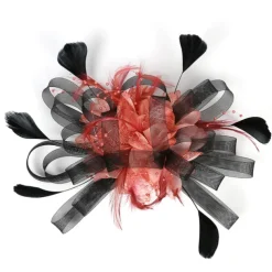 Fascinators Headwear Headpiece Tulle Feathers Formal Business / Ceremony / Fall Wedding Kentucky Horse Race Ladies Day Vintage Elegant With Feather Bowknot Headpiece Headwear Race Day Dress