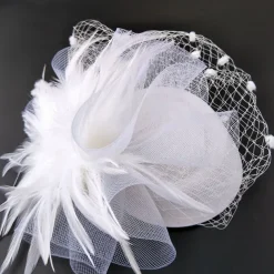 Fascinators Kentucky Derby Hat Headwear Net Pillbox Hat Wedding Special Occasion Horse Race Ladies Day Melbourne Cup With Floral Headpiece Headwear