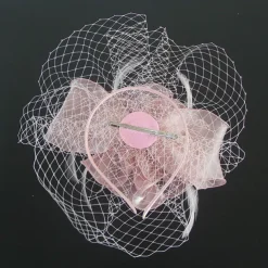 Fascinators Kentucky Derby Hat Organza Polyester / Polyamide Fedora Hat Floppy Hat Veil Hat Tea Party Horse Race Ladies Day Vintage Vintage Style Elegant With Feather Appliques