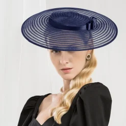 Fascinators Kentucky Derby Hat Hats Tulle Saucer Hat Special Occasion Party / Evening Horse Race Ladies Day Melbourne Cup With Bowknot Headpiece Headwear