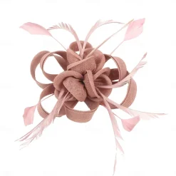 Fascinators Kentucky Derby Hat Headwear Organza Polyester / Polyamide Fedora Hat Veil Hat Tea Party Horse Race Ladies Day Vintage Style Vintage Elegant With Feather Appliques Headpiece