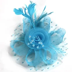 Fascinators Kentucky Derby Hat Headwear Organza Polyester / Polyamide Bucket Hat Party Holiday Melbourne Cup Cocktail Royal Astcot With Feather MiniSpot Headwear