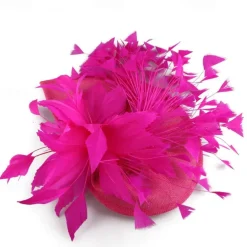 Fascinators Sinamay Wedding Tea Party Kentucky Derby Horse Race Ladies Day Vintage Fashion Handmade With Feather Headpiece Headwear