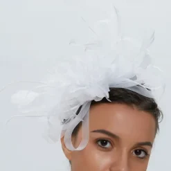 Fascinators Tulle Kentucky Derby Horse Race Cocktail Royal Astcot Retro Elegant With Feather Headpiece Headwear