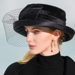 Fashion Elegant Velvet Fascinators / Hats with Bowknot / Satin Bowknot / Tulle 1PC Special Occasion / Party / Evening / Ladies Day Headpiece