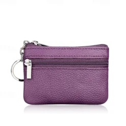 Fashion Leather Mini Coin Change Purse Wallet Clutch Zipper Small Soft Key Card Holder Money Bag Pocket Wallets