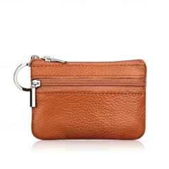 Fashion Leather Mini Coin Change Purse Wallet Clutch Zipper Small Soft Key Card Holder Money Bag Pocket Wallets