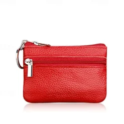 Fashion Leather Mini Coin Change Purse Wallet Clutch Zipper Small Soft Key Card Holder Money Bag Pocket Wallets